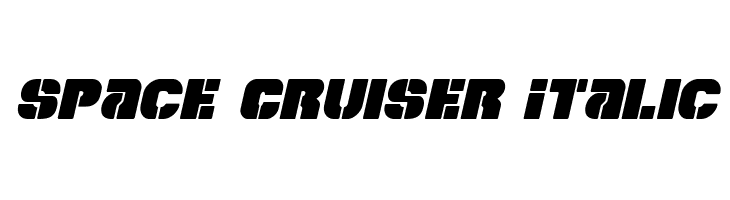 Space Cruiser Italic  Descarca Fonturi Gratis