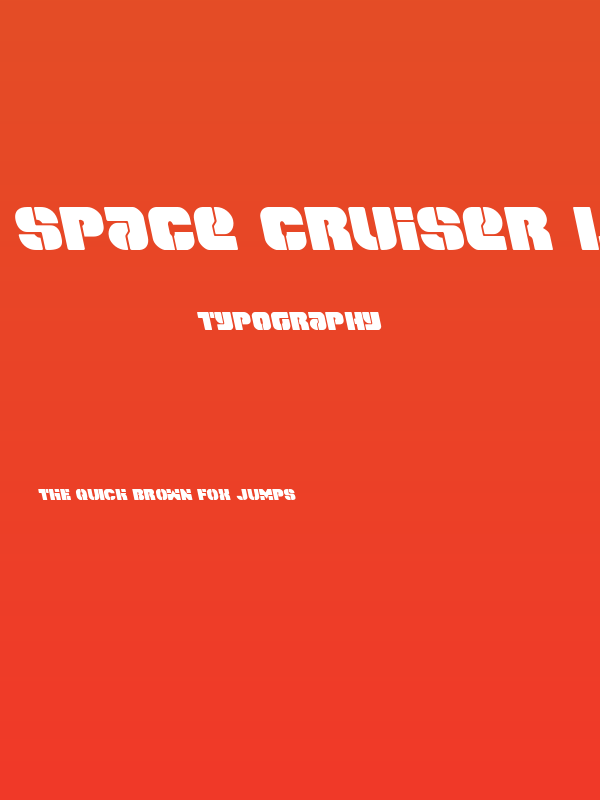 Space Cruiser Leftalic Poster