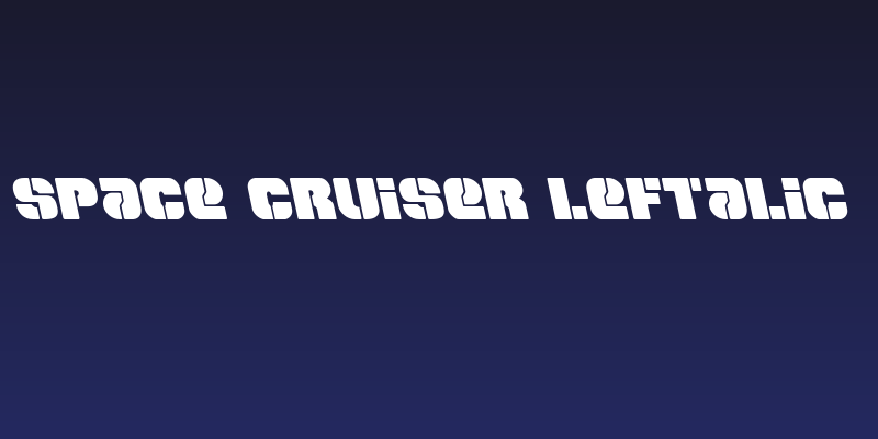 Space Cruiser Leftalic Social Header