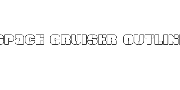 Space Cruiser Outline Logo