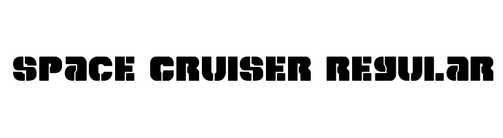 Space Cruiser Regular  Fuentes Gratis Descargar