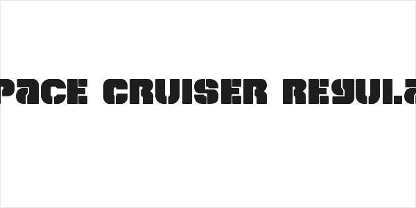 Space Cruiser Regular Logo