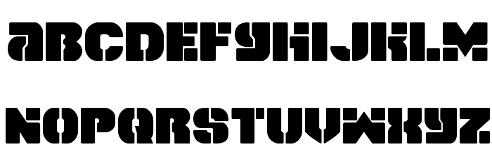 Space Cruiser Regular Font LOWERCASE