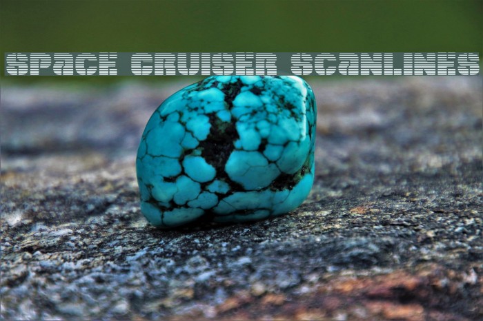 Space Cruiser Scanlines Font examples