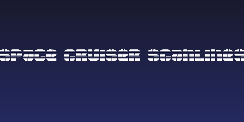 Space Cruiser Scanlines Social Header