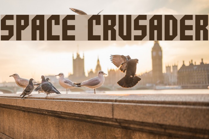Space Crusader Font examples