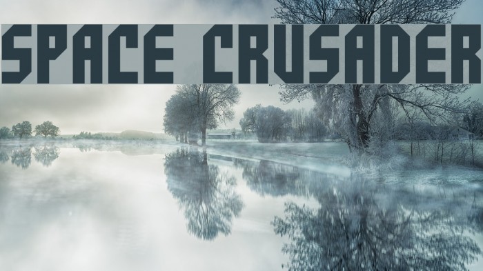 Space Crusader Font examples