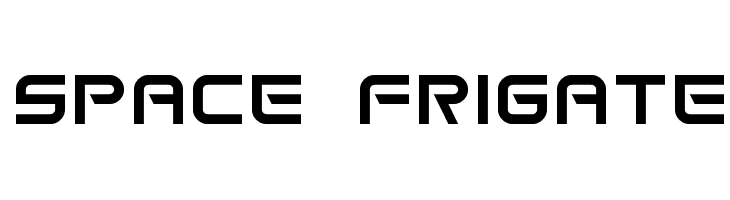 Space Frigate Font