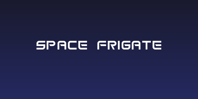 Space Frigate Social Header
