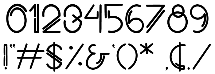 Space Game Font OTHER CHARS