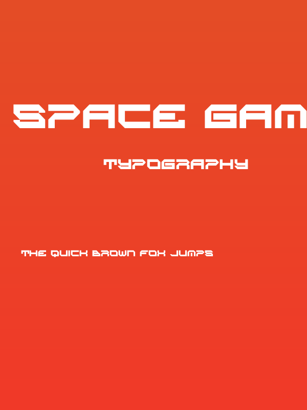 Space Games Poster