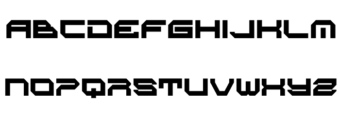 Space Games Font LOWERCASE