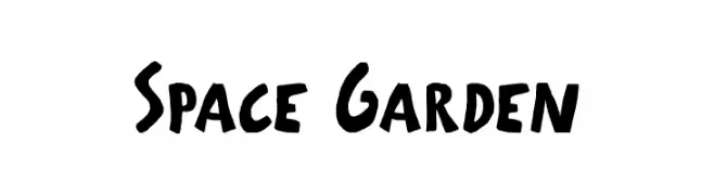 Space Garden  Frei Schriftart Herunterladen