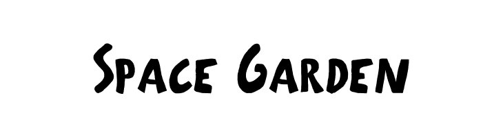 Space Garden  Free Fonts Download