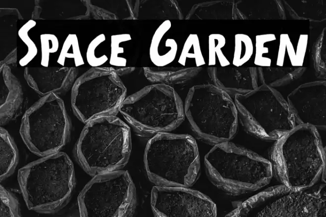 Space Garden Font examples