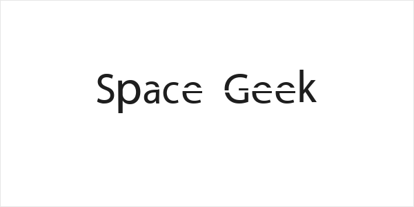Space Geek Logo