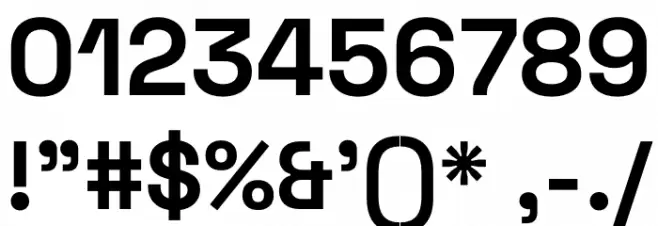 Space Grotesk Bold Font OTHER CHARS