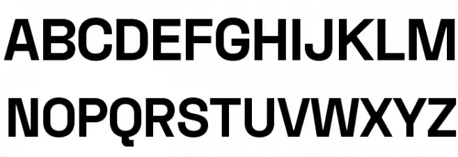 Space Grotesk Bold Schriftart Groß