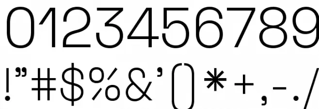 Space Grotesk Light Font OTHER CHARS