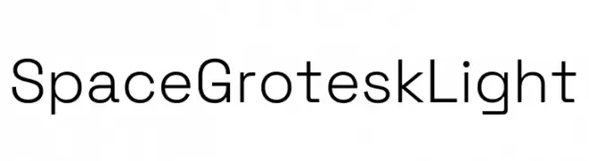 Space Grotesk Light  Descarca Fonturi Gratis