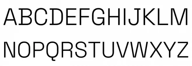 Space Grotesk Light Schriftart Groß