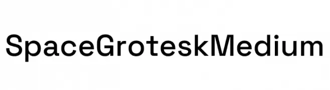 Space Grotesk Medium  Descarca Fonturi Gratis