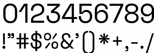 Space Grotesk Regular Font OTHER CHARS