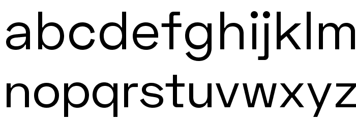 Space Grotesk Regular Font LOWERCASE