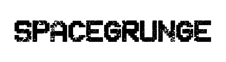 Space Grunge  フリーフォントのダウンロード