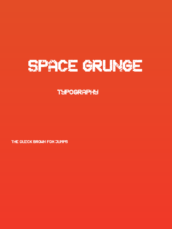 Space Grunge Poster