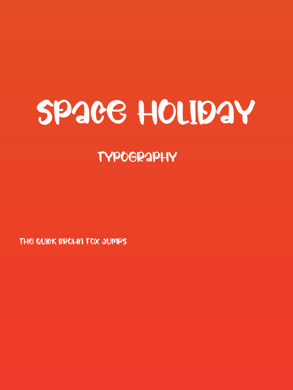Space Holiday Poster