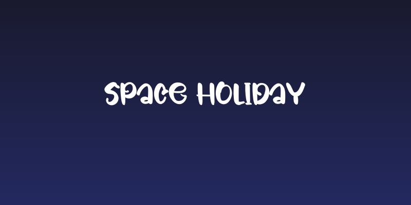Space Holiday Social Header
