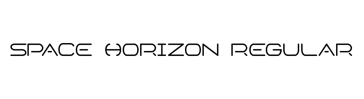 Space Horizon Regular  नि: शुल्क फ़ॉन्ट्स डाउनलोड