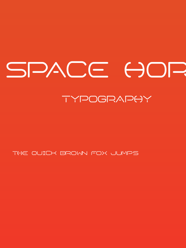 Space Horizon Regular Poster