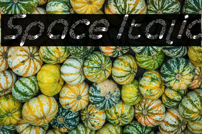 Space Italic Example 1