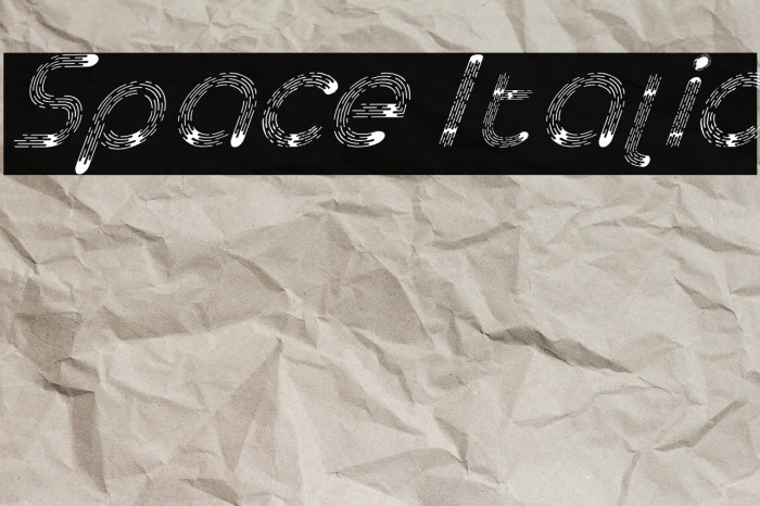 Space Italic Example 3