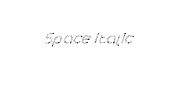 Space Italic Logo