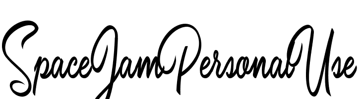 Space Jam Personal Use   Descarca Fonturi Gratis