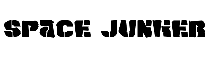 Space Junker Schriftart