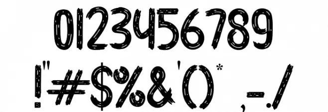 Space Kids Font OTHER CHARS