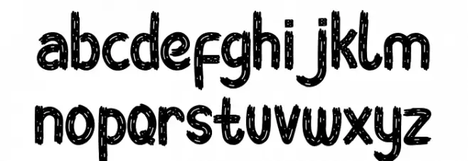 Space Kids फ़ॉन्ट लोअरकेस