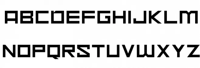 Space Madness Schriftart Groß