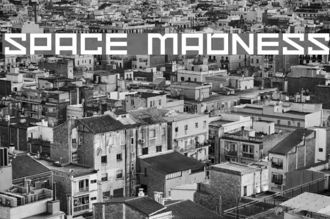Space Madness Font examples