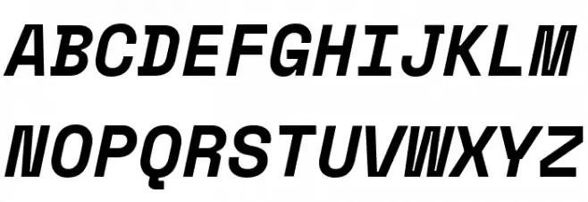 Space Mono Bold Italic Шрифта ВЕРХНИЙ