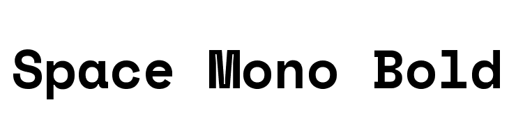 Space Mono Bold  フリーフォントのダウンロード