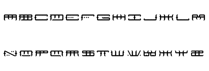 Space Odin Regular Caratteri MINUSCOLO