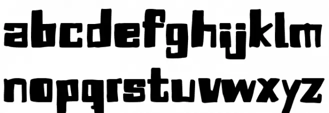 Space Packet Protocol Font LOWERCASE