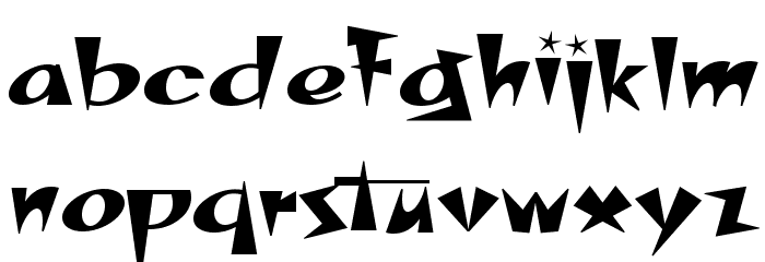 Space Patrol NF Font LOWERCASE