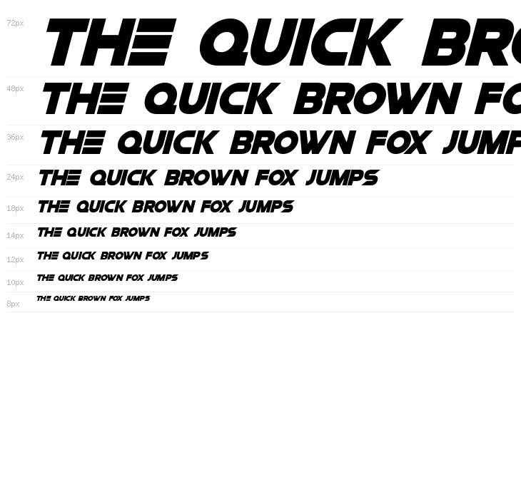 Space Quest Italic Waterfall