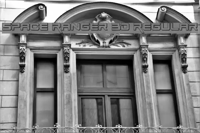Space Ranger 3D Regular Font examples